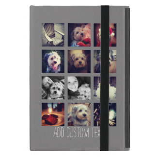 Create Your Own Instagram Collage Custom Text iPad Mini Case
