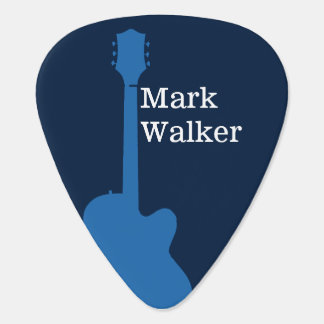 Custom rockpicks for the guitarist . blue guitar pick