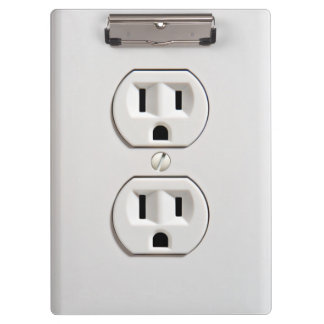 Funny Fake Electrical Outlet Clipboard