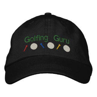 Golfing Guru Embroidered Baseball Cap