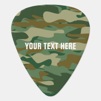 Personalized camouflage color guitar pick