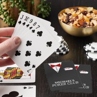 Personalized Poker Club Bicycle® Playing Cards