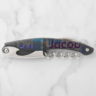 Personalized repeating name 5 letters Corkscrew