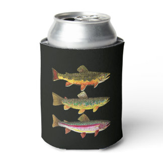 Trout Fishing Can Cooler