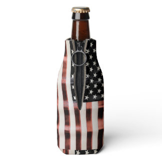 Vintage American Flag HFPHOT01 Bottle Cooler